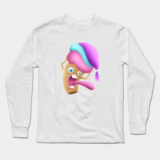 Dripping Ice Cream Long Sleeve T-Shirt